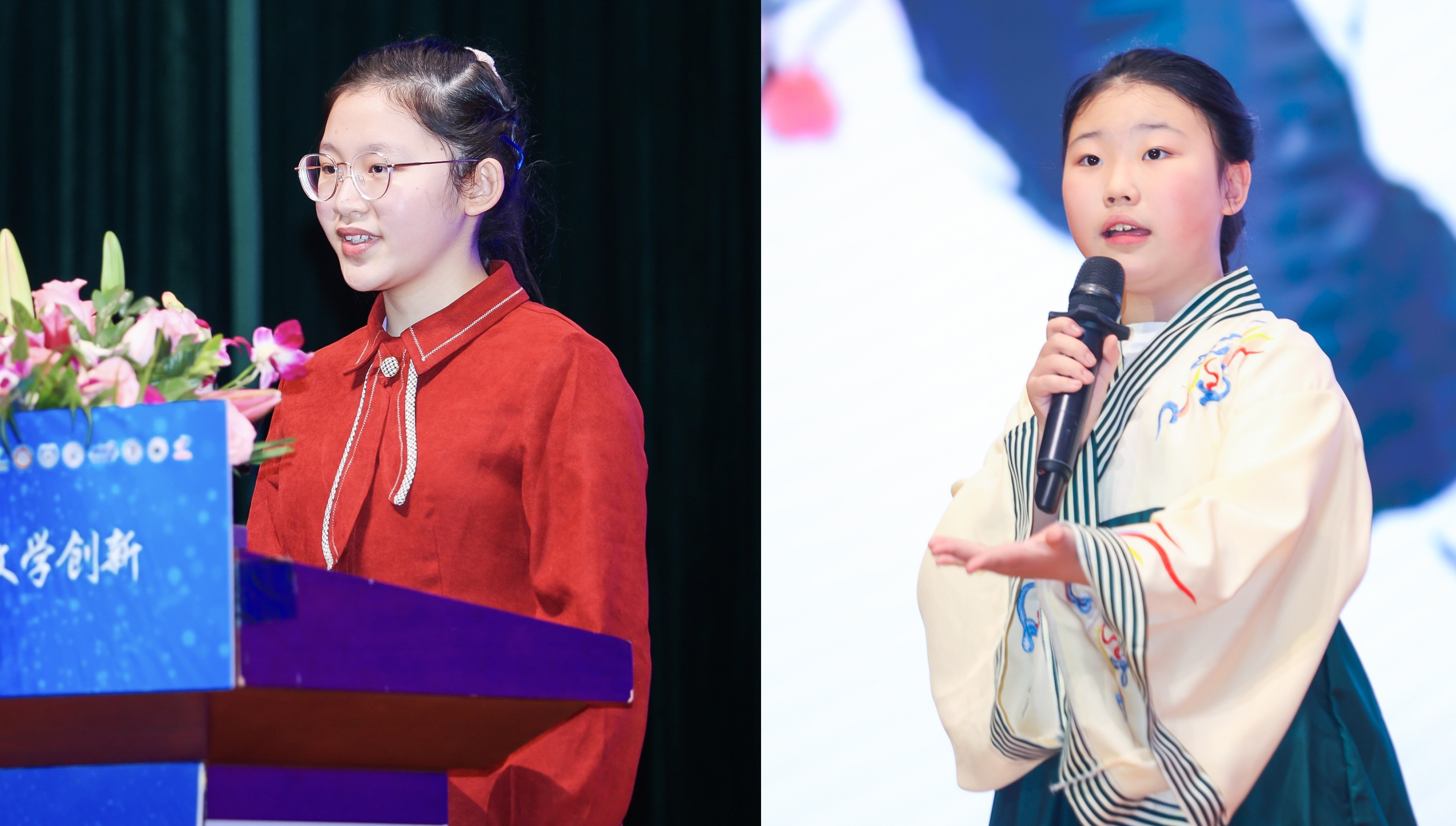 獲獎代表李睿頤、張文瑄帶來了精彩的表演